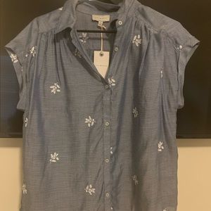 Lucky Brand denim top, new with tags